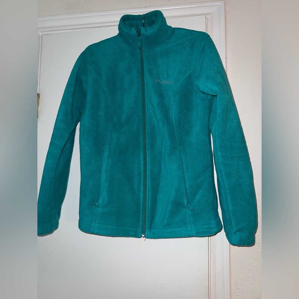 Columbia Teal Fleece Jacket Women’s